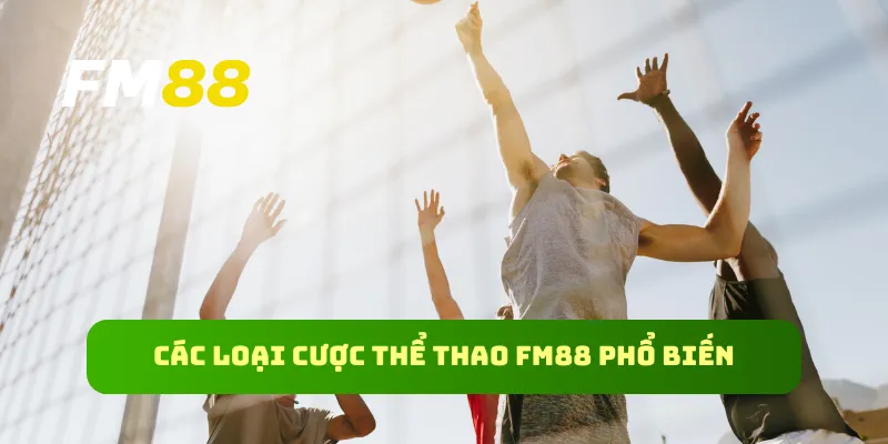 Các loại cược thể thao FM88 phổ biến