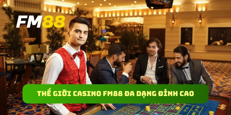 Thế giới casino FM88 đa dạng đỉnh cao