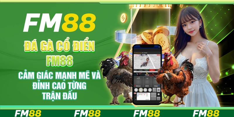 Đá Gà Cổ Điển FM88 Cảm Giác Mạnh Mẽ Và Đỉnh Cao Từng Trận Đấu