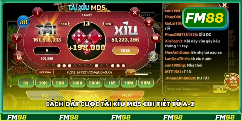 Hướng dẫn chơi tài xỉu MD5 đơn giản cho người mới