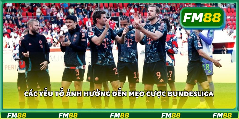 Các yếu tố ảnh hưởng đến mẹo cược Bundesliga