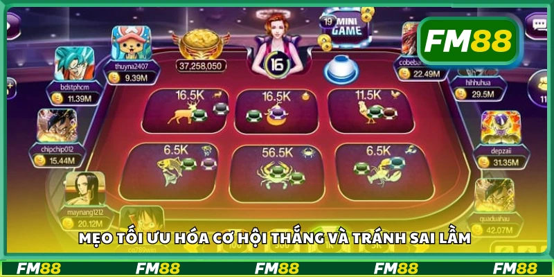 Mẹo tối ưu hóa cơ hội thắng và tránh sai lầm