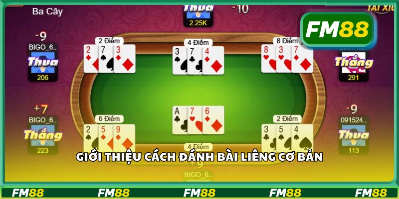 Giới thiệu cách đánh bài liêng cơ bản