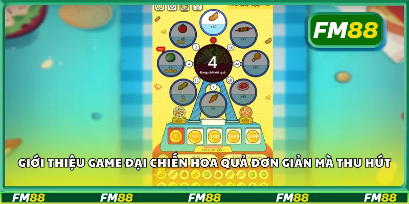 Giới thiệu game đại chiến hoa quả đơn giản mà thu hút