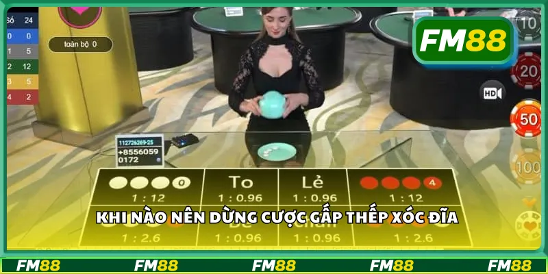 Khi nào nên dừng cược gấp thếp xóc đĩa