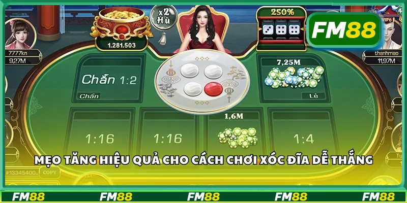 Mẹo tăng hiệu quả cho cách chơi xóc đĩa dễ thắng
